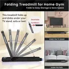 Sparnod Fitness 2 in 1 Foldable Treadmill - 2.25 HP | DC Motor - Black