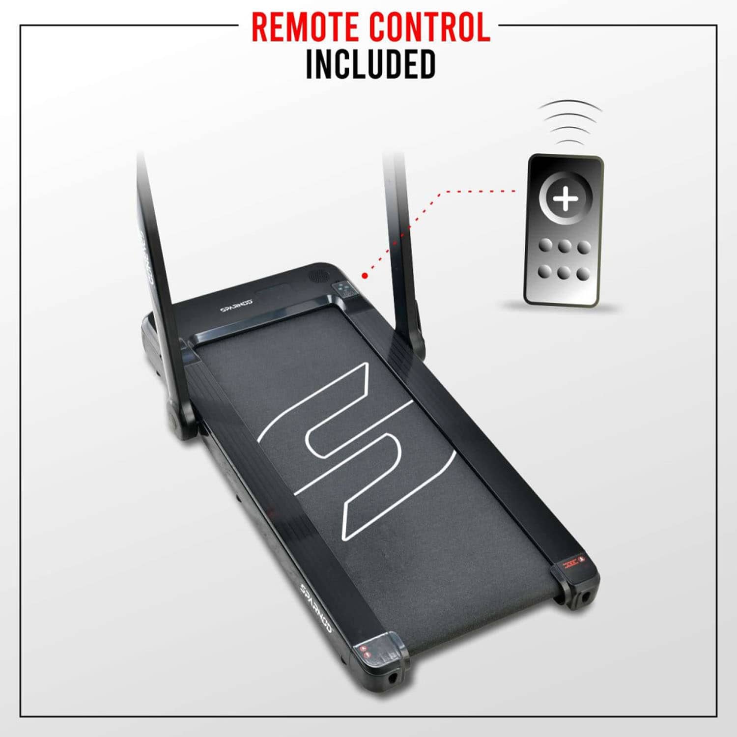 Sparnod Fitness STH-3060 (4 HP DC Motor) Foldable  Home Use Treadmill