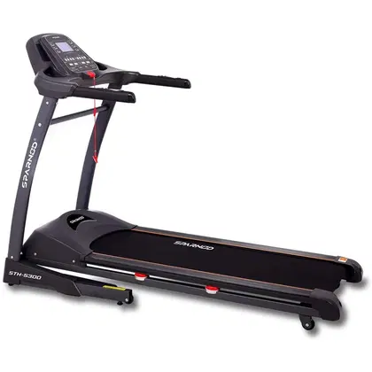 Sparnod Fitness STH-5300 Automatic Home Use Treadmill (5.5 HP Peak Motor)
