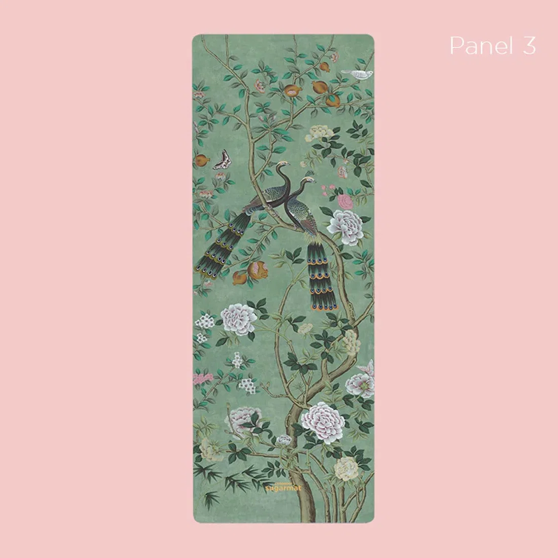 Sugarmat Chinoiserie Collection (Jade Panel 3) Yoga Mat, 3.0 mm