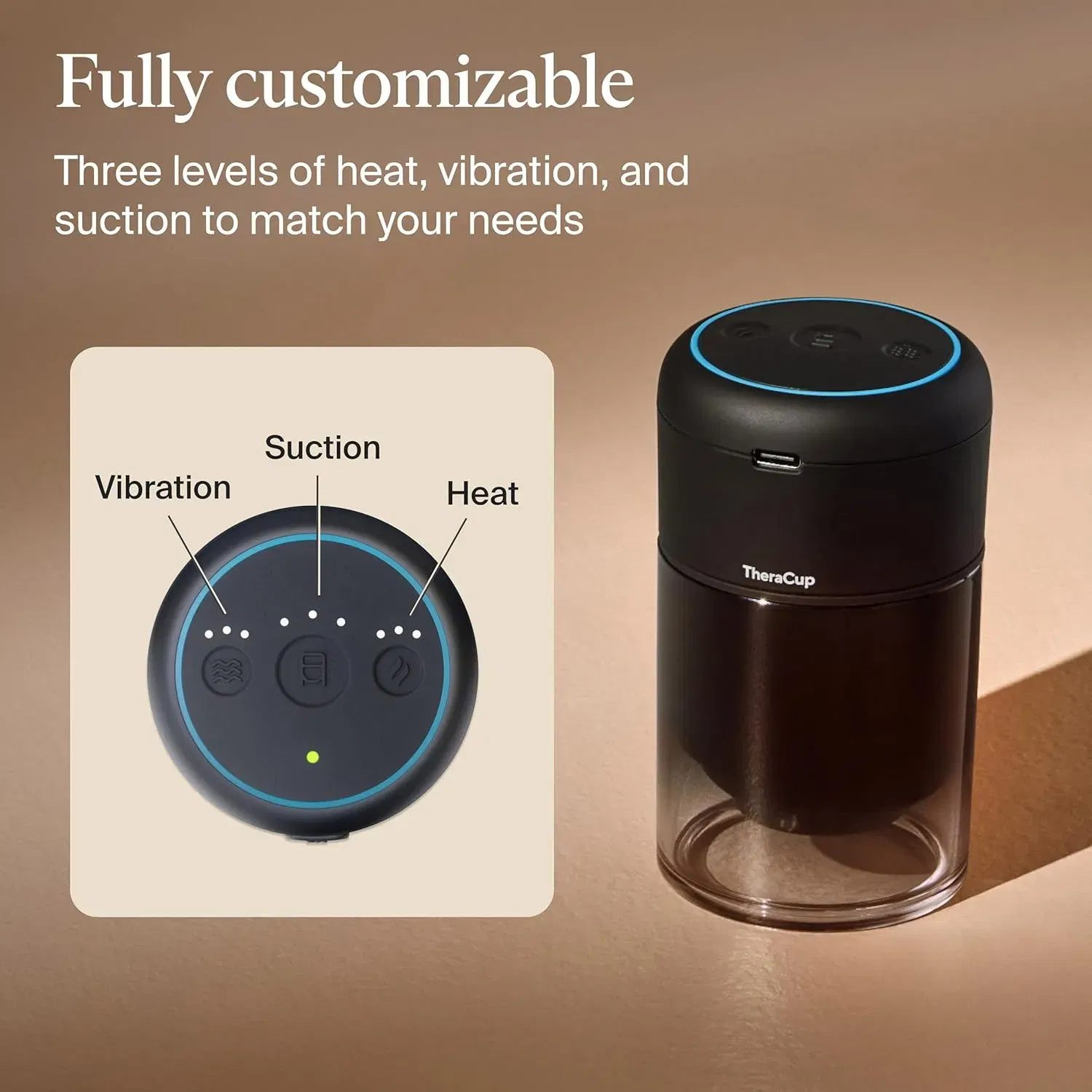 Therabody TheraCup Advanced heat and vibration cupping System (1-Pack)