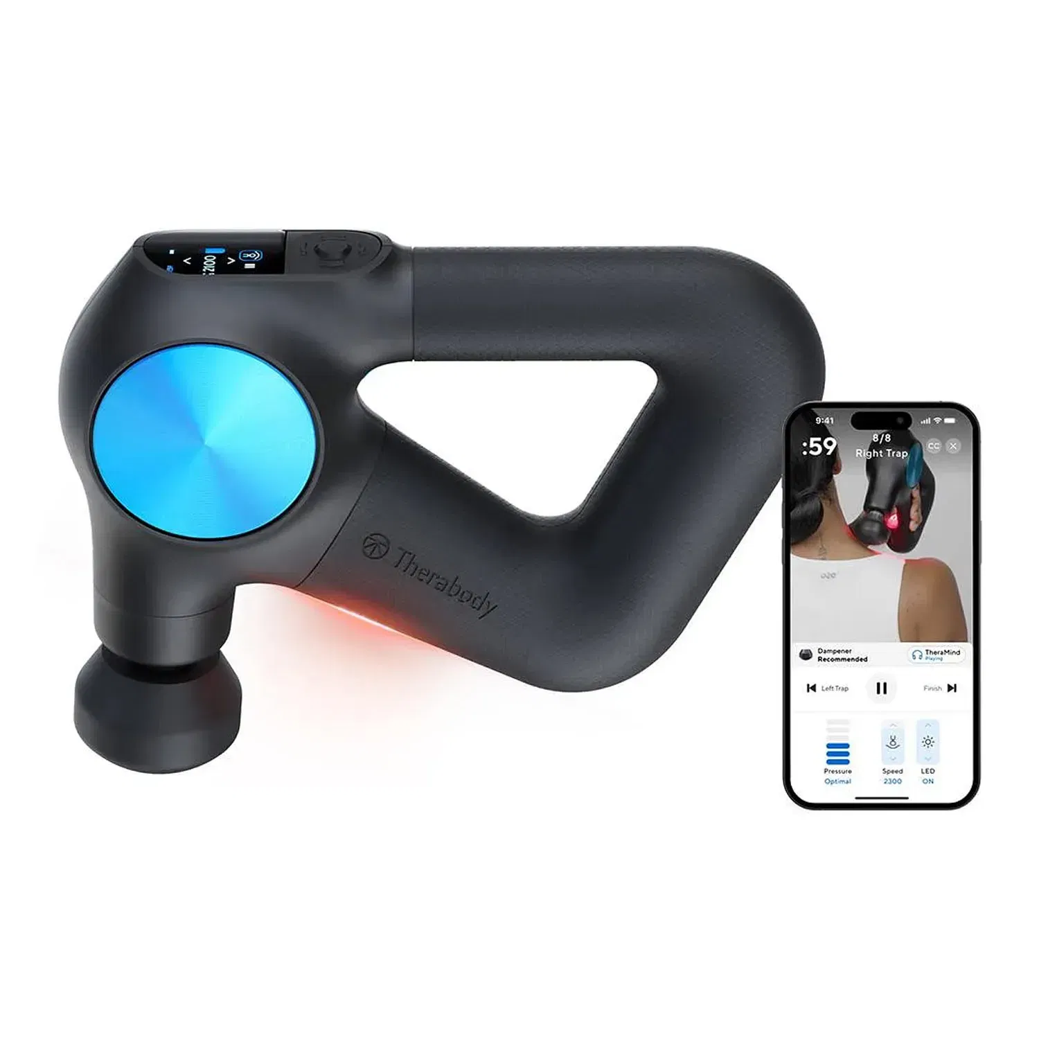 Therabody TheraGun Pro Plus 6-in-1 Deep Tissue Percussion Massage Gun