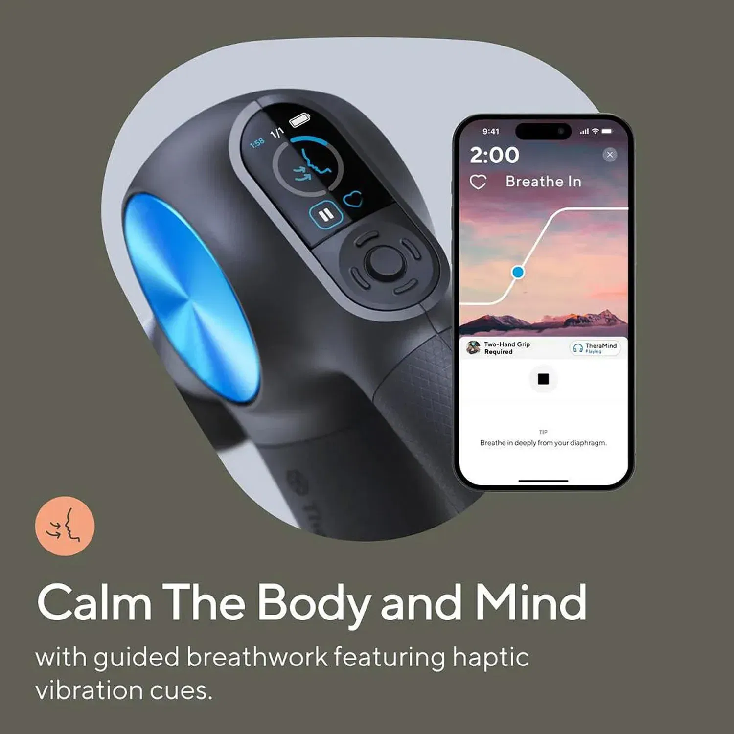 Therabody TheraGun Pro Plus 6-in-1 Deep Tissue Percussion Massage Gun