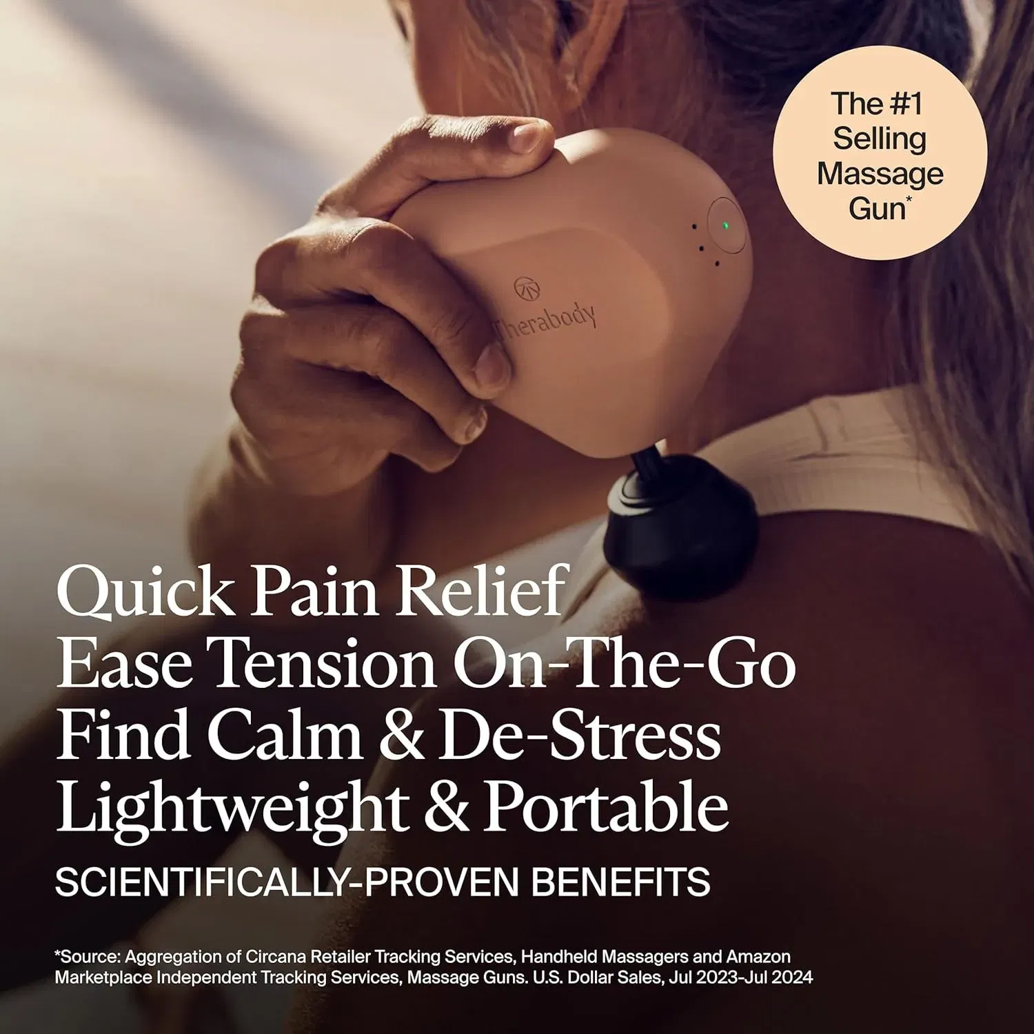 Therabody Theragun Mini Desert Rose 2.0 - Ultra portable