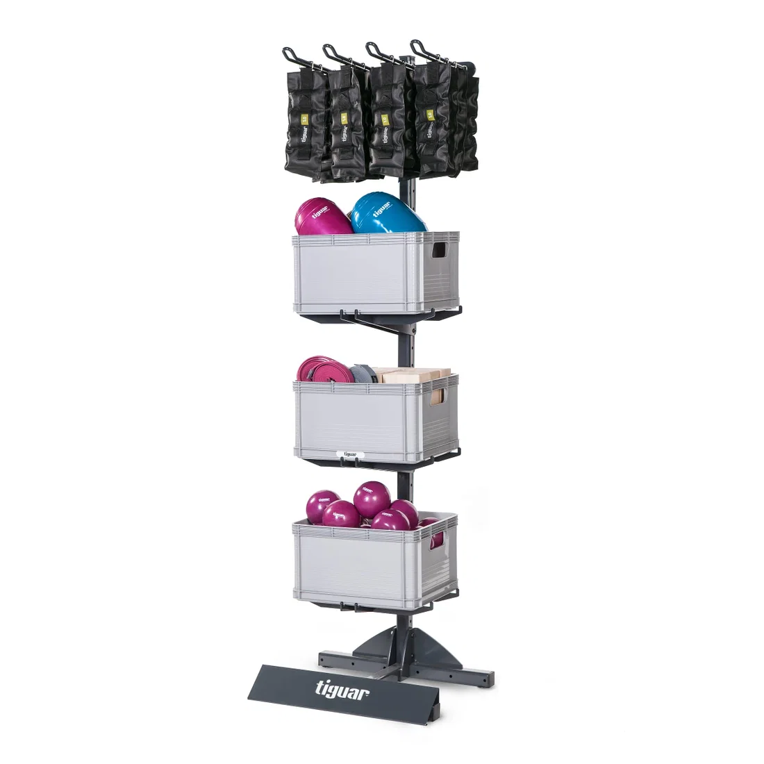 Tiguar Smart Line - Rack For 3 Boxes And 1 Hanger Weights