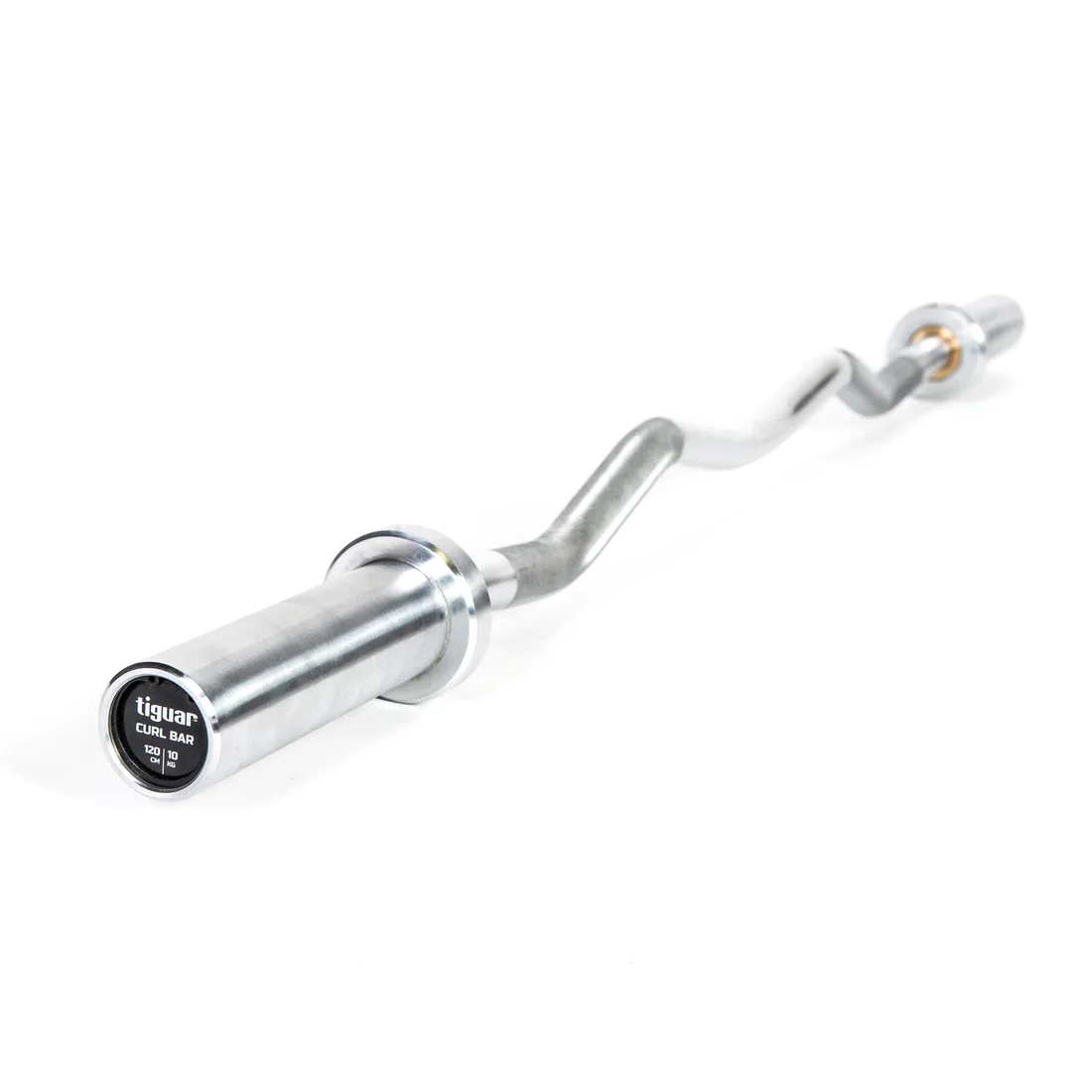 Tiguar Olympic Curl Bar 120cm | 10kg - Heavy Duty