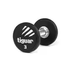 Tiguar PU Round Dumbbell - Single - 3 Kg