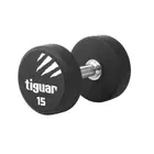 Tiguar PU Round Dumbbell - Single - 15 Kg