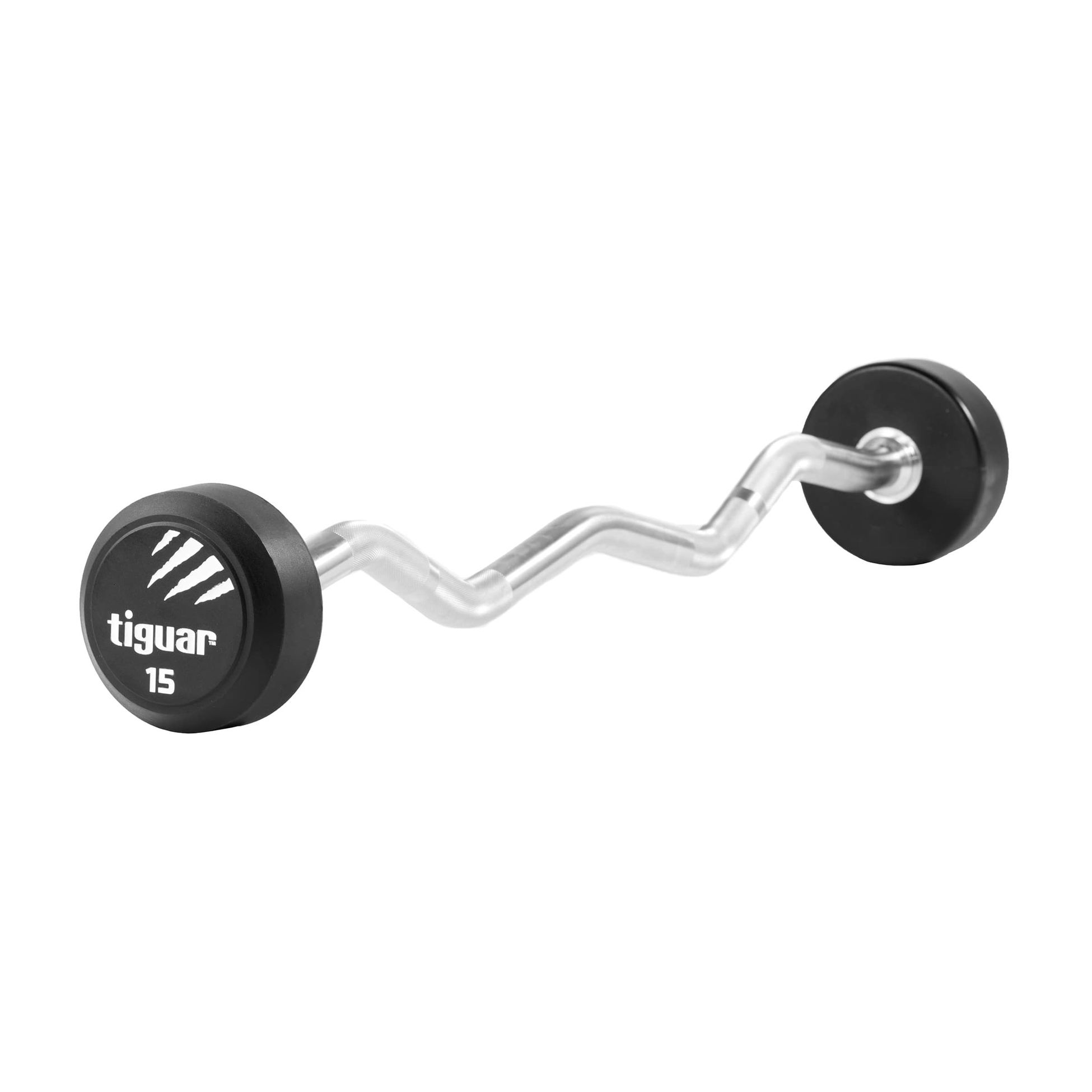 Tiguar PU Curl Barbell - 15 Kg