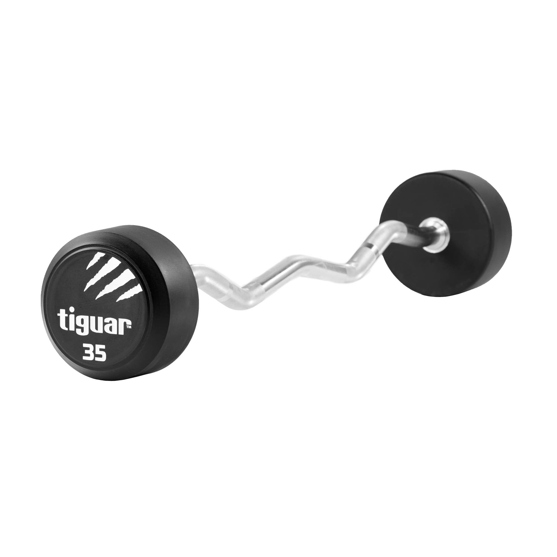 Tiguar PU Curl Barbell - 35 Kg