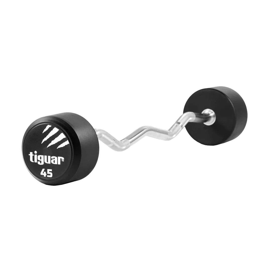 Tiguar PU Curl Barbell - 45 Kg