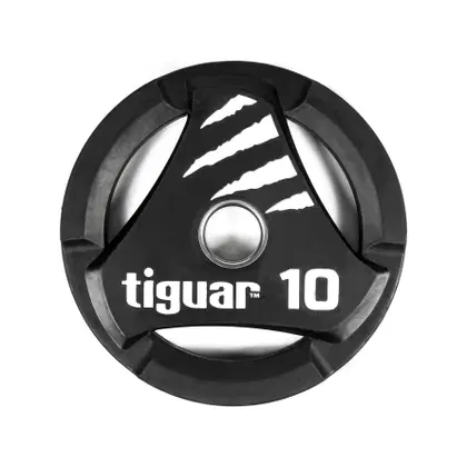 Tiguar PU Olympic Weight Plate -Single - 10 Kg