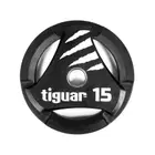 Tiguar PU Olympic Weight Plate -Single - 15 Kg
