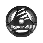 Tiguar PU Olympic Weight Plate -Single - 20 Kg