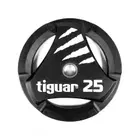 تيغوار لوحة الوزن الأوليمبية PU-مفردة - 25 Kg
