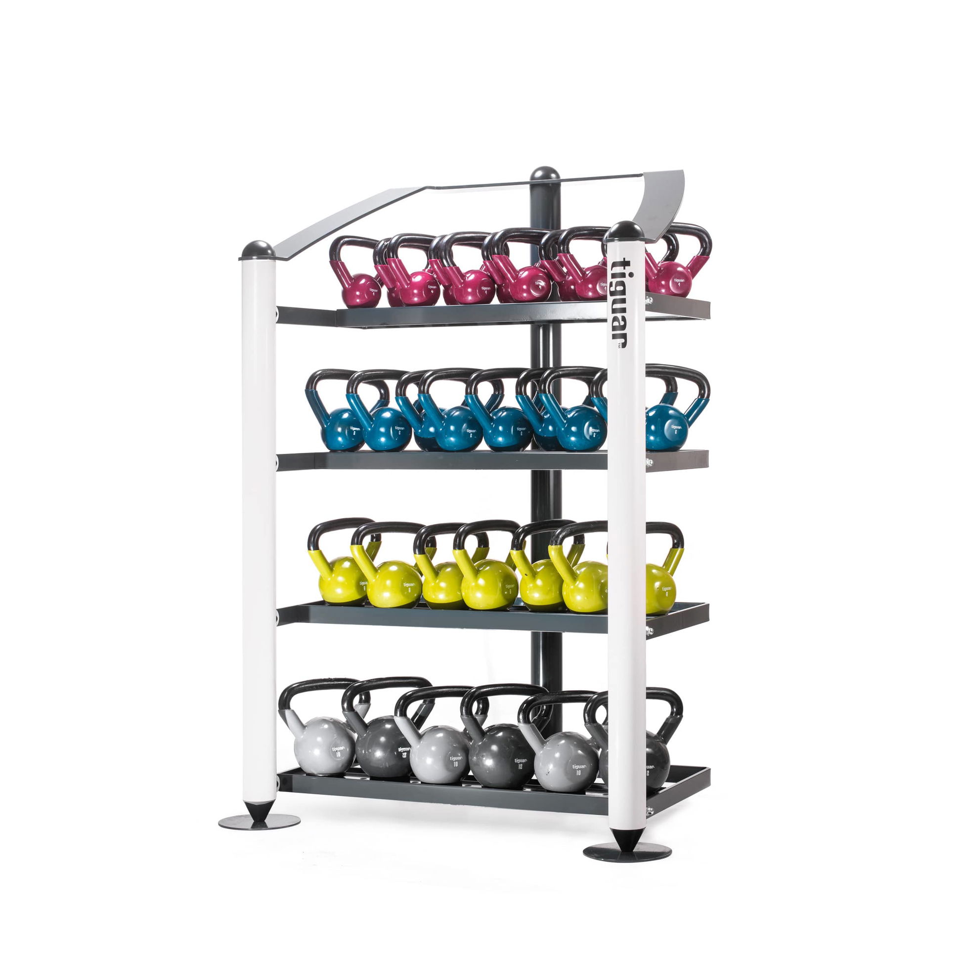 تيغوار حامل كيتل بيلز (جرافيت/أبيض)