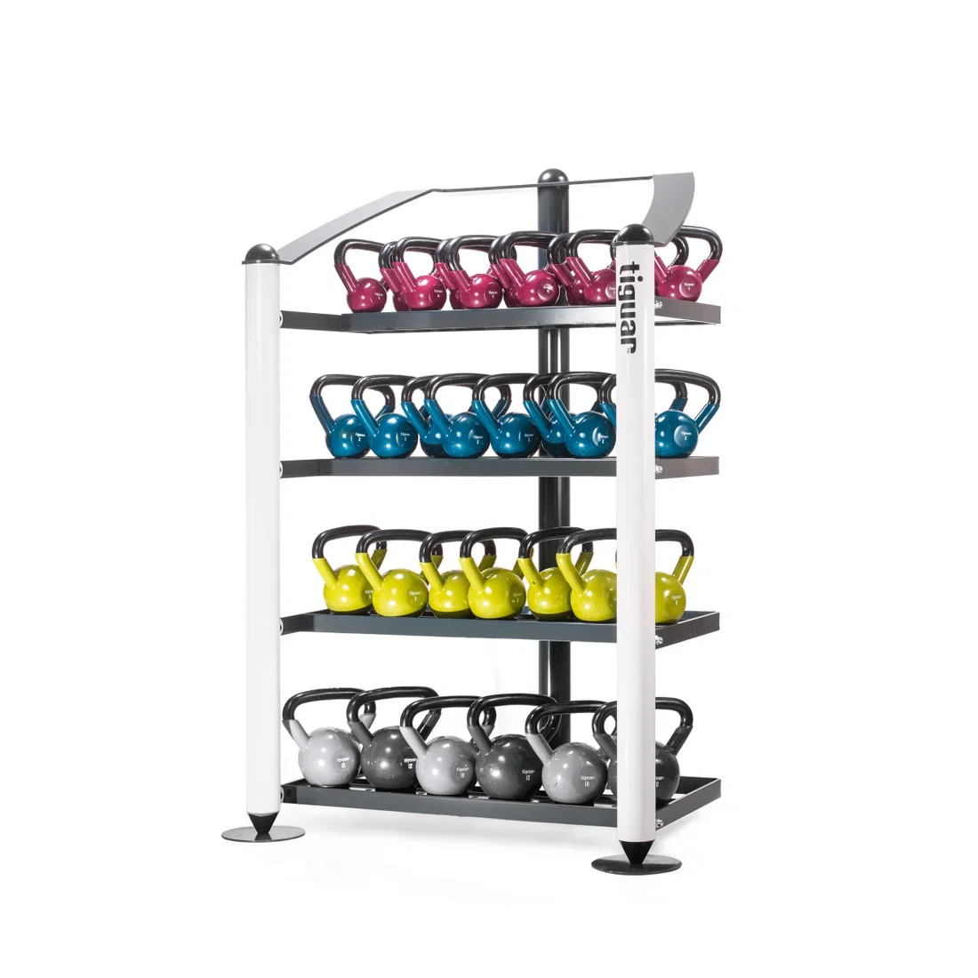 Tiguar Kettlebells Rack (Graphite/White)