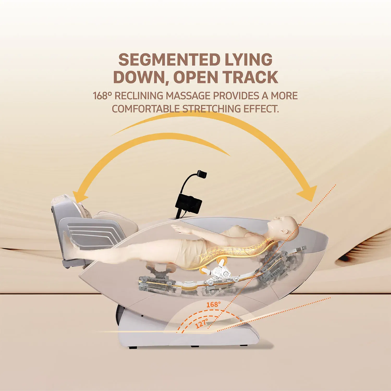 نوريست كرسي تدليك الجسم الكامل Titan Ai Master Stretching - Brown