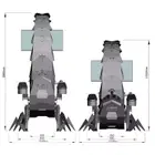 طفل لطيف محطة ألعاب سكوربيون المتكاملة مع انعدام الجاذبية - Purple Black