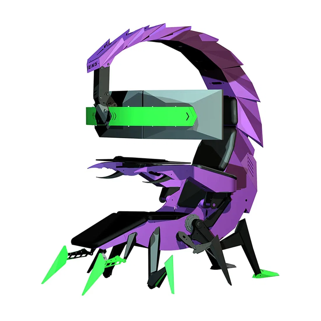 طفل لطيف محطة ألعاب سكوربيون المتكاملة مع انعدام الجاذبية - Purple Black