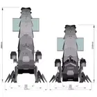 CoolBaby Scorpion Integrated Gaming Station With Zero Gravity - Yellow Black