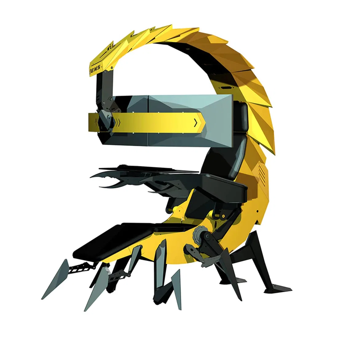 CoolBaby Scorpion Integrated Gaming Station With Zero Gravity - Yellow Black