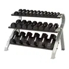 TKO 824HDR 3-Tier Horizontal Dumbbell Rack
