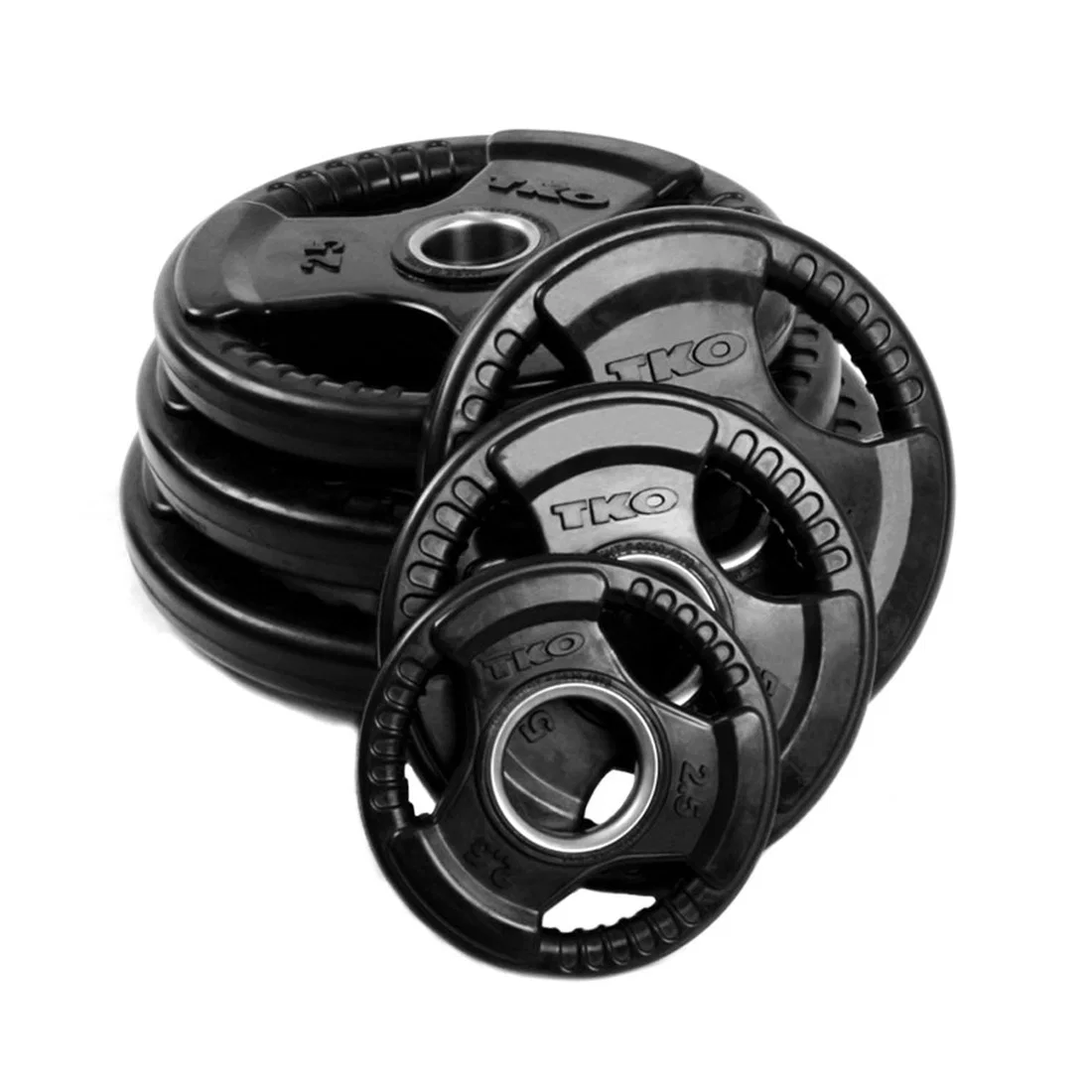 TKO Olympic Rubber Tri - Grip Plate