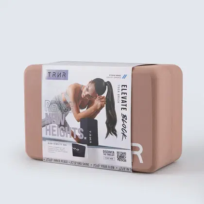 TRNR Elevate Block, Lightweight, High-density Eva Foam Block - Clay