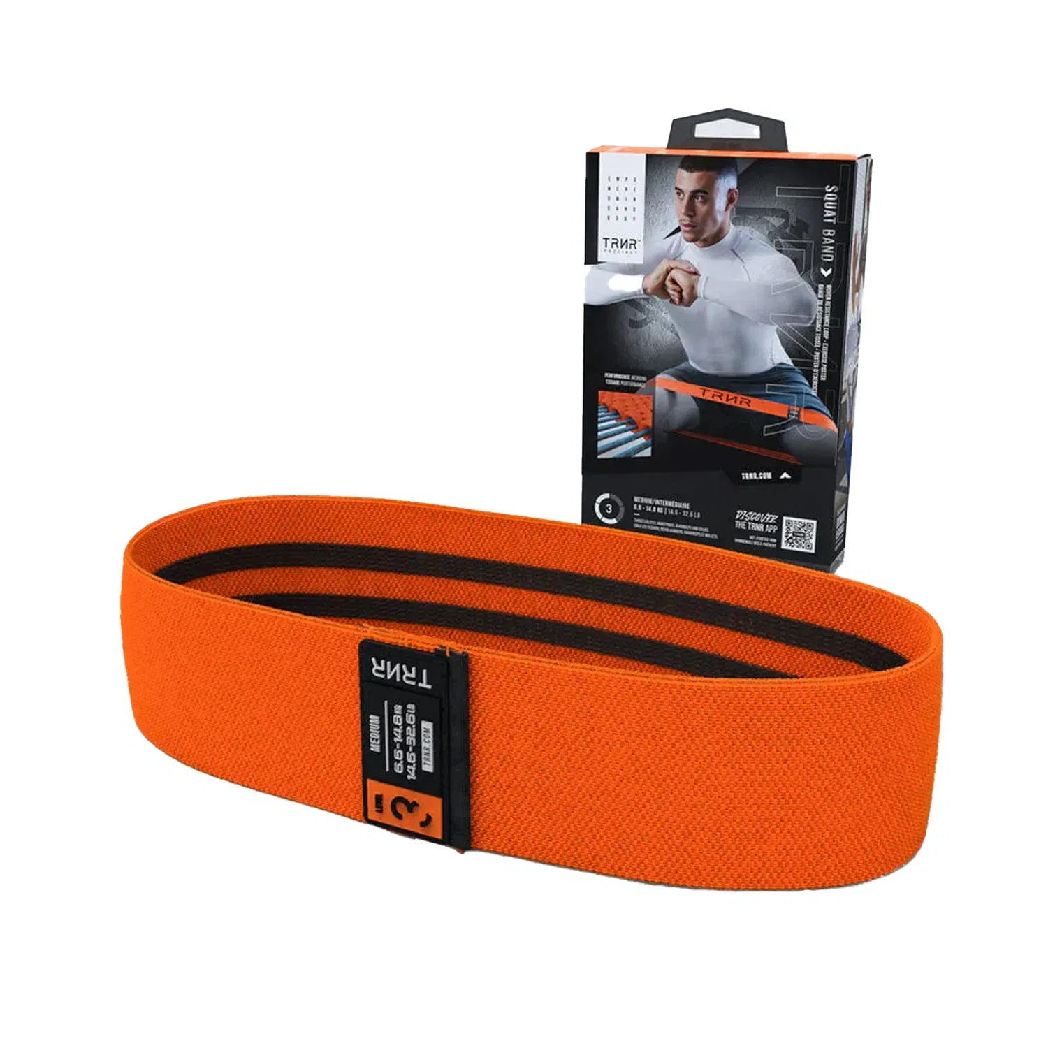 TRNR Squat Band - Woven Resistance Loop - Medium