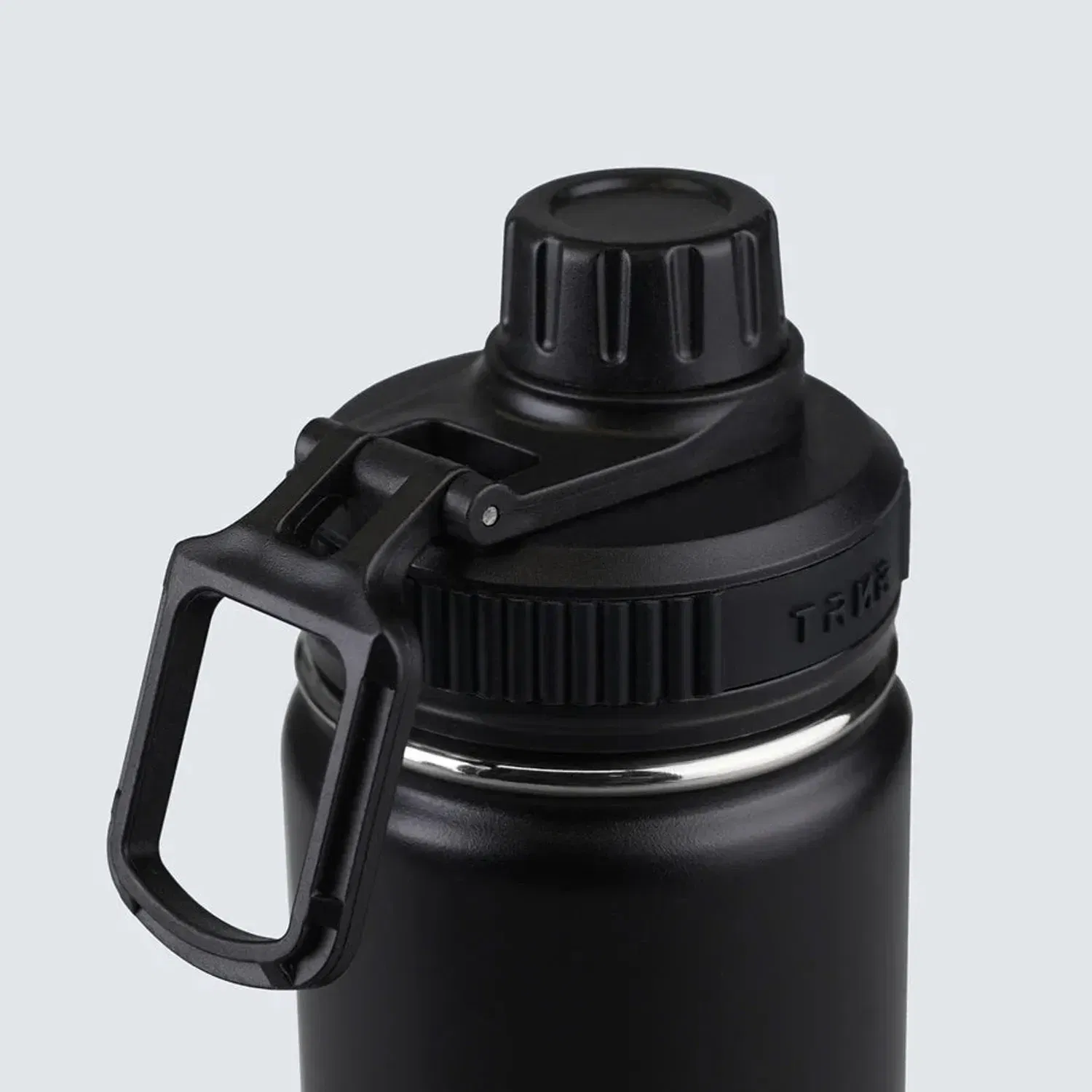TRNR Studio Bottle 710 Ml - Reusable Stainless Steel Bottle - Black