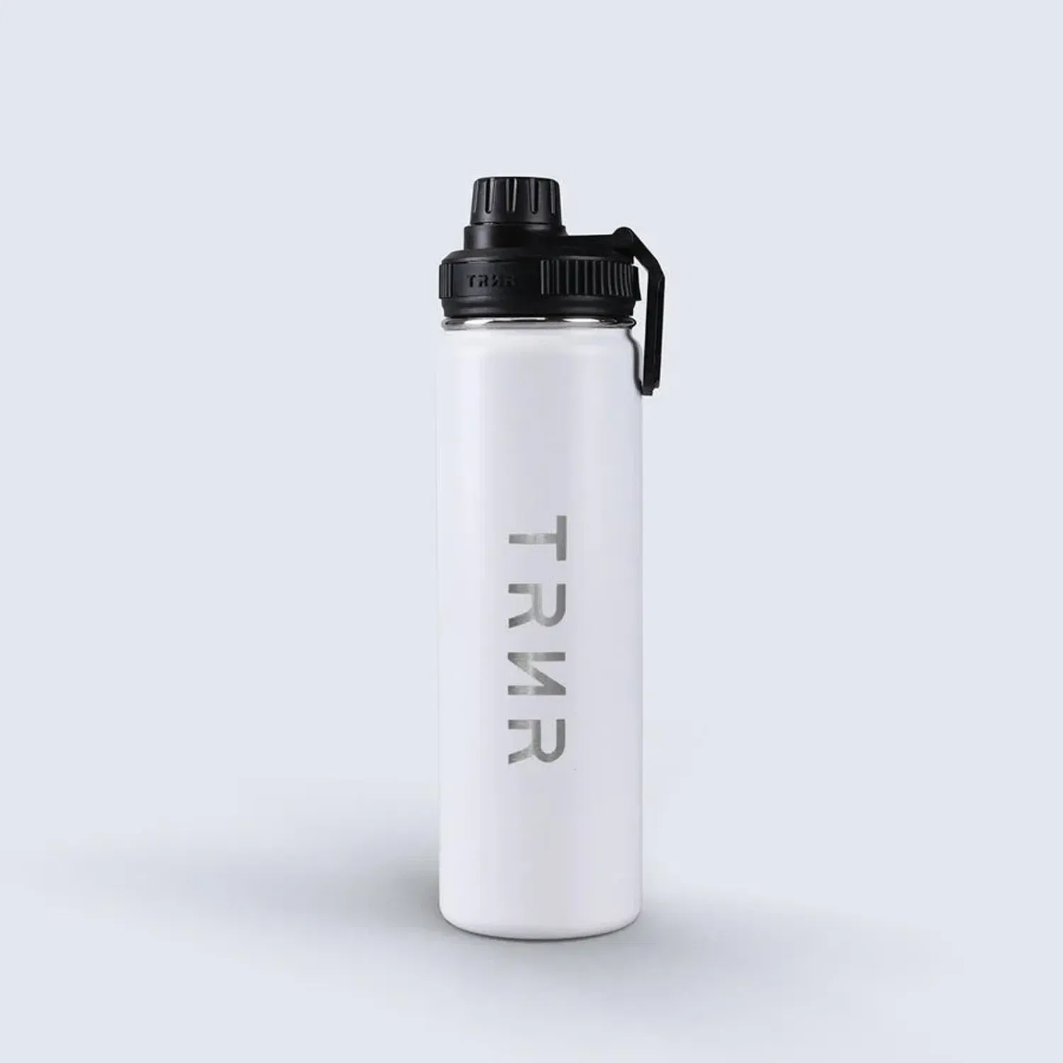 TRNR Studio Bottle 710 Ml - Reusable Stainless Steel Bottle - White