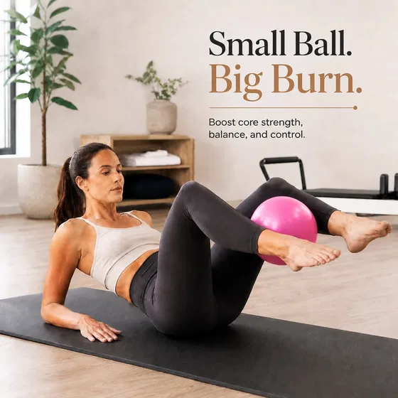 Pink Trupada mini Pilates PVC ball