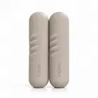Trupada Silicone Dumbbell Pair - Brown - 2.5 Kg