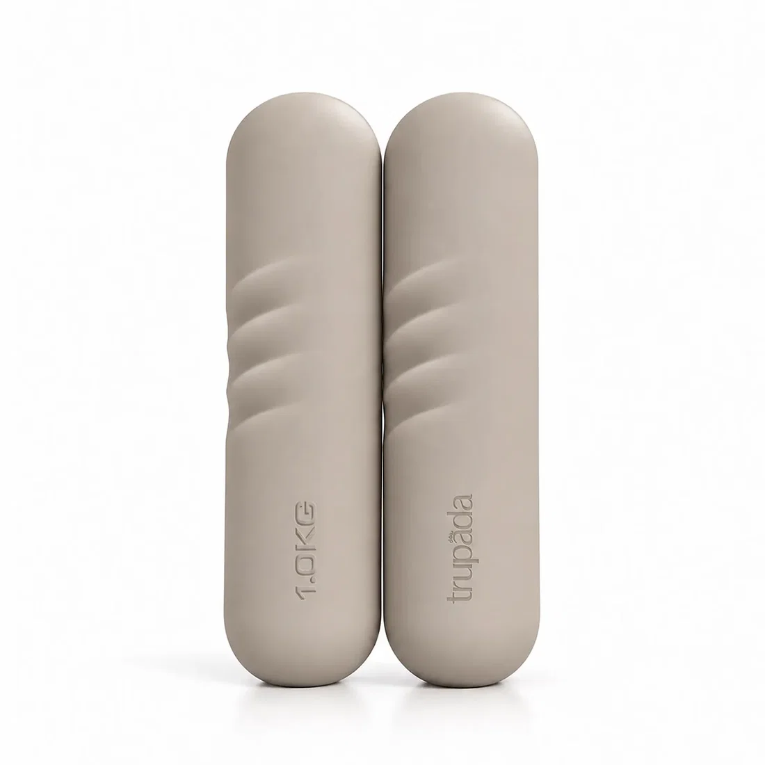 Trupada Silicone Dumbbell Pair - Brown - 2.5 Kg