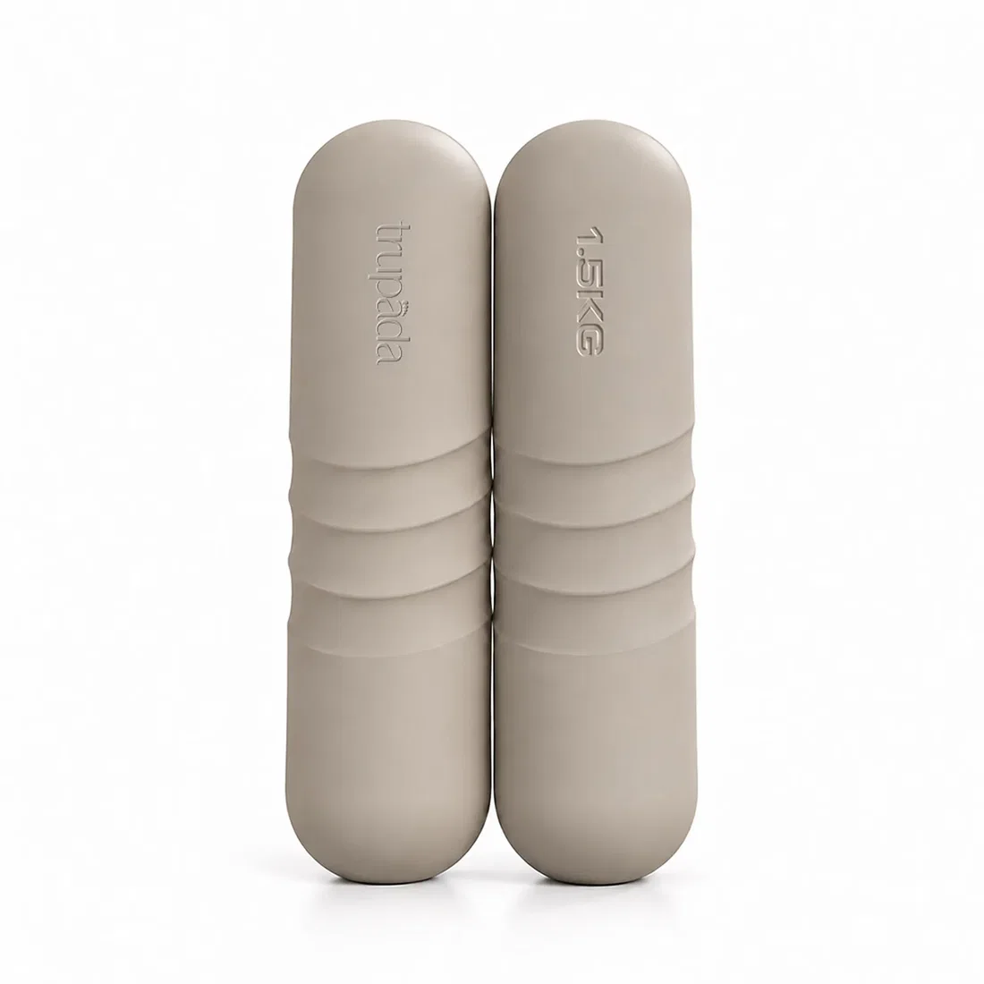 Trupada Silicone Dumbbell Pair - Brown - 1.5 Kg