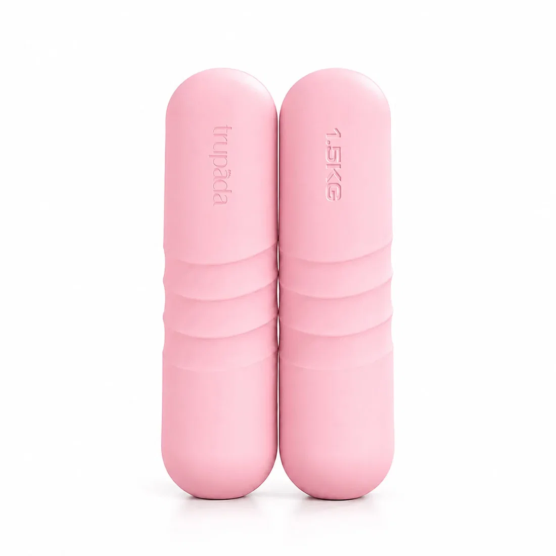 Trupada Silicone Dumbbell Pair - Pink - 1.5 Kg