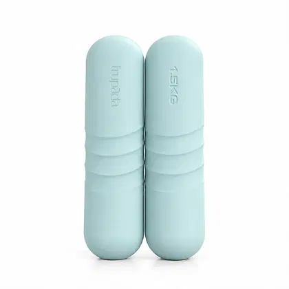 Trupada Silicone Dumbbell Pair - Sage Green - 1.5 Kg