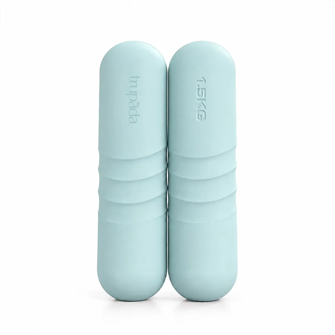 Trupada Silicone Dumbbell Pair - Sage Green - 1 Kg