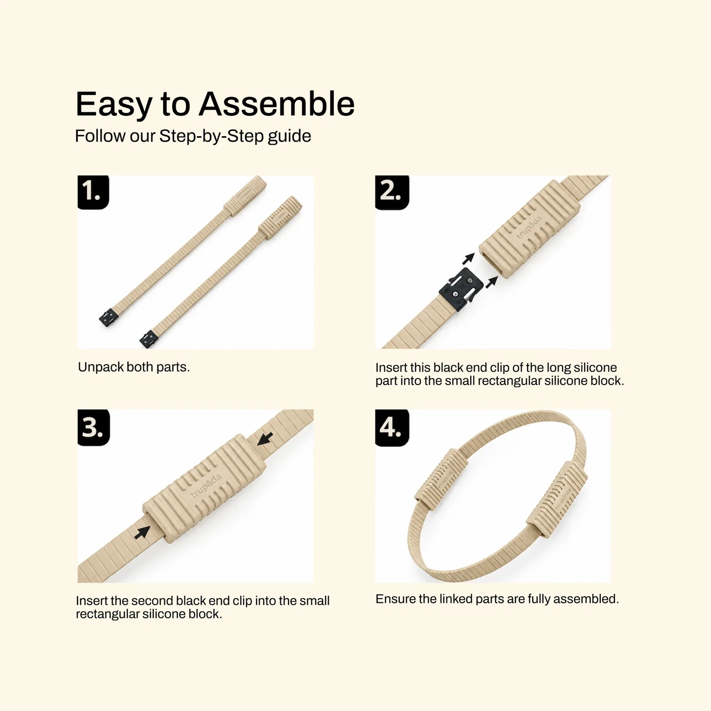 Easy assembly of Trupada Silicone Rubber Pilates Circle