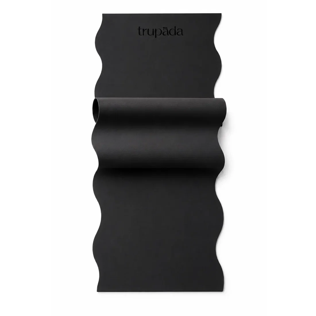 Trupada PU Yoga Mat 5mm Wavy - Black
