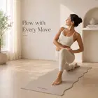 Trupada PU Yoga Mat 5mm Wavy - Mocha