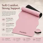 Trupada PU Yoga Mat 5mm Wavy - Pink