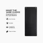 Trupada PU Yoga Mat 5mm Rectangular - Black