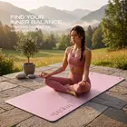Trupada PU Yoga Mat 5mm Rectangular - Pink