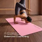 Trupada PU Yoga Mat 5mm Rectangular - Pink