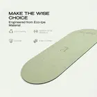 Trupada PU Yoga Mat 5mm Oval - Sage Green