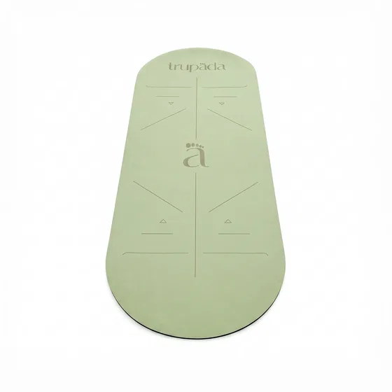 Sage Green Trupada oval PU yoga mat