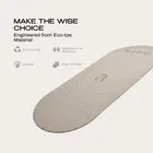 Trupada PU Yoga Mat 5mm Oval - Mocha