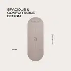 Trupada PU Yoga Mat 5mm Oval - Mocha